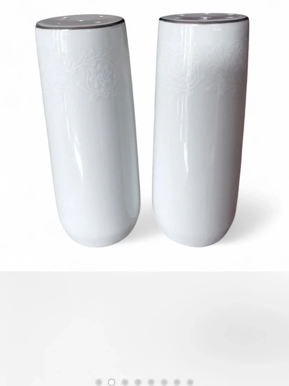 Vintage Crown Victoria China Love Lace salt and pepper shakers